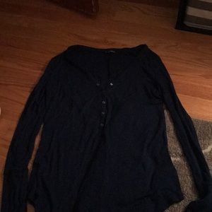 Long sleeve waffle tee